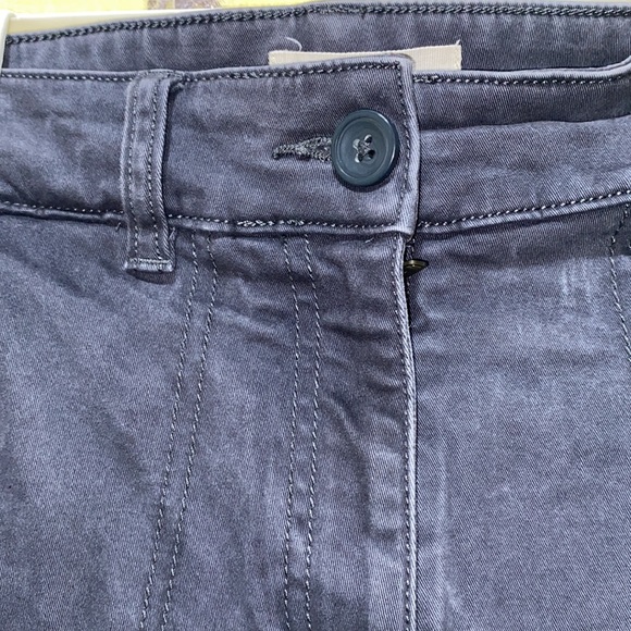 ANN TAYLOR LOFT SMOKE GREY ANKLE JEANS SZ 6P - Picture 5 of 12